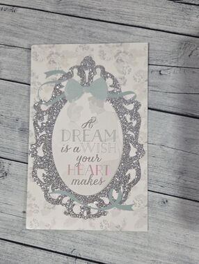 Disney Cinderella Greeting Card For Decor
